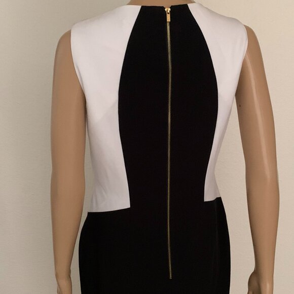 Calvin Klein color block dress women's size 6 - Picture 6 of 10